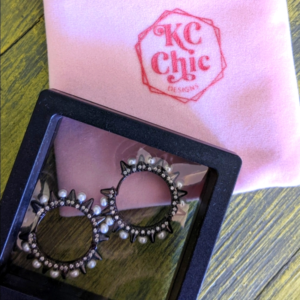 Edgy Chic Hoop Earrings